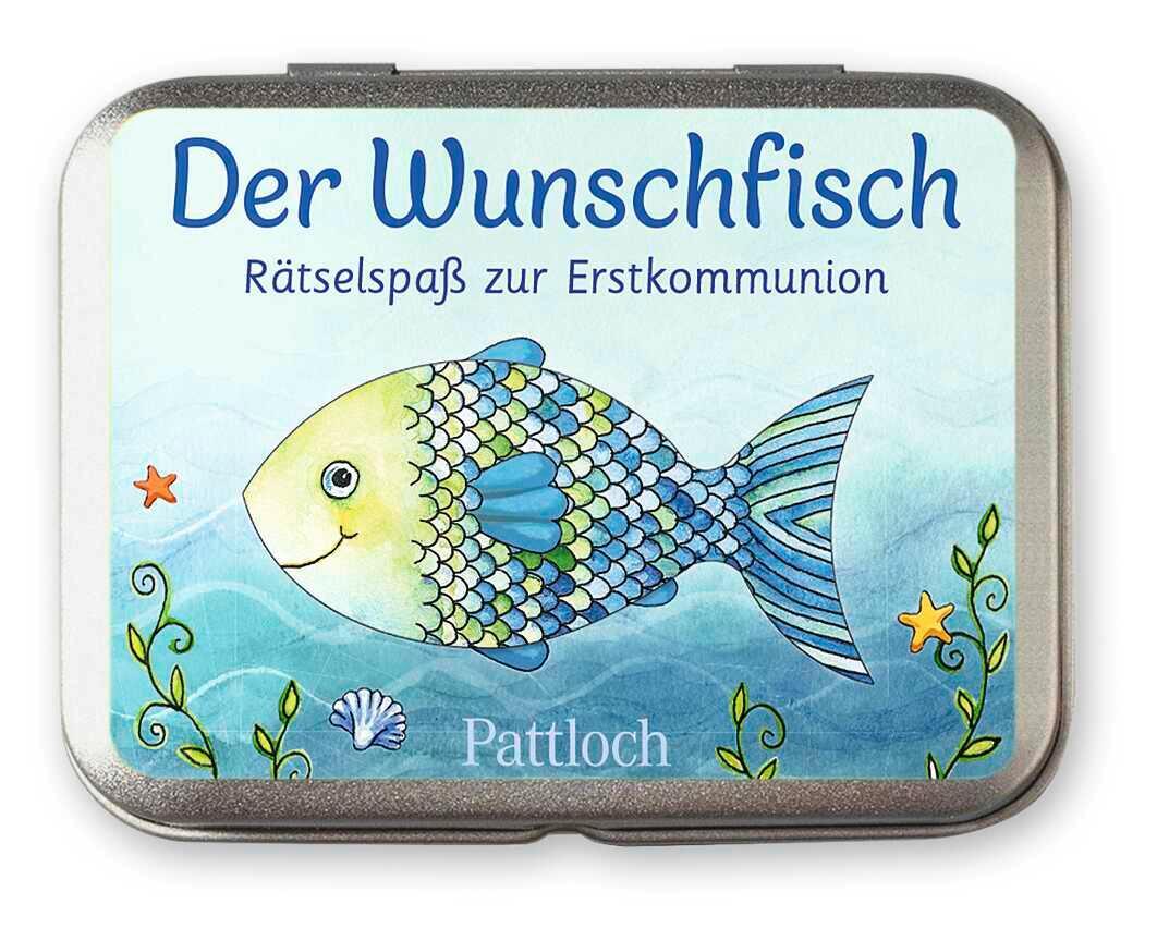 Cover: 4260308348662 | Der Wunschfisch | Rätselspaß zur Erstkommunion Metallbox | Habermeier