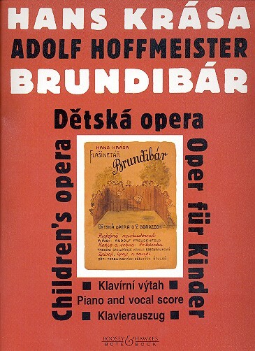 Cover: 9790202517529 | Brundibar Oper für Kinder Klavierauszug (ts/dt/en) | Bote und Bock