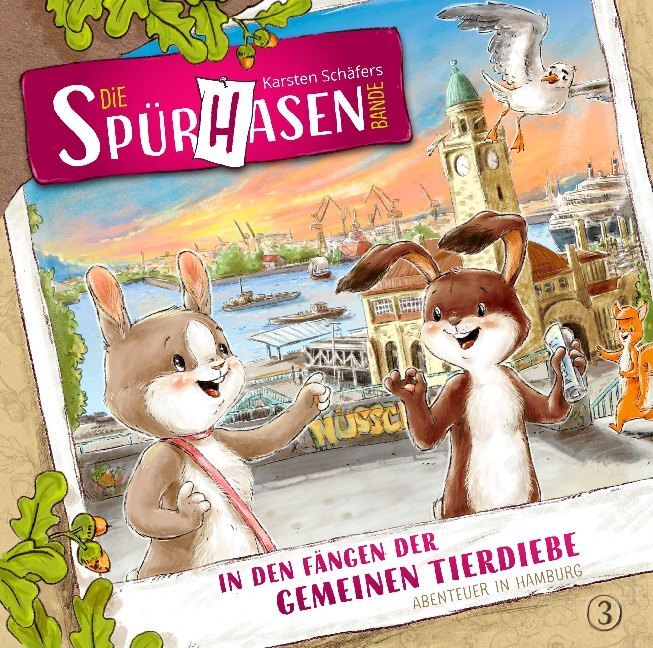 Cover: 9783981633634 | Die Spürhasen-Bande - In den Fängen der gemeinen Tierdiebe, 1 Audio-CD