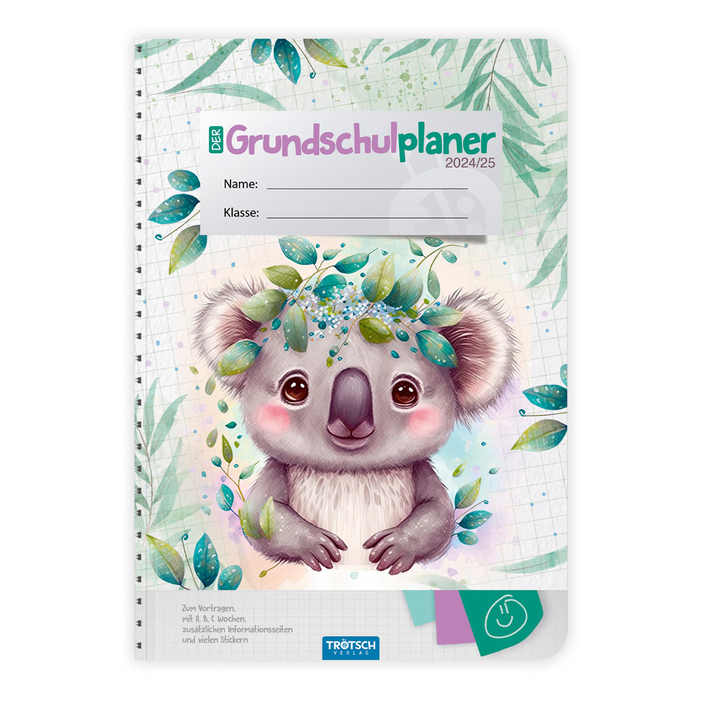 Cover: 9783988023186 | Trötsch Grundschulplaner Koala 24/25 | Trötsch Verlag GmbH &amp; Co.KG