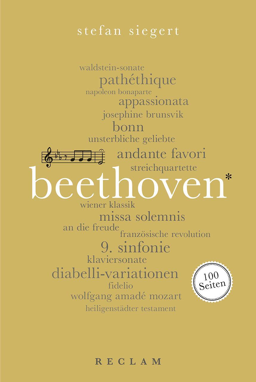 Cover: 9783150205570 | Beethoven. 100 Seiten | Stefan Siegert | Taschenbuch | Broschiert