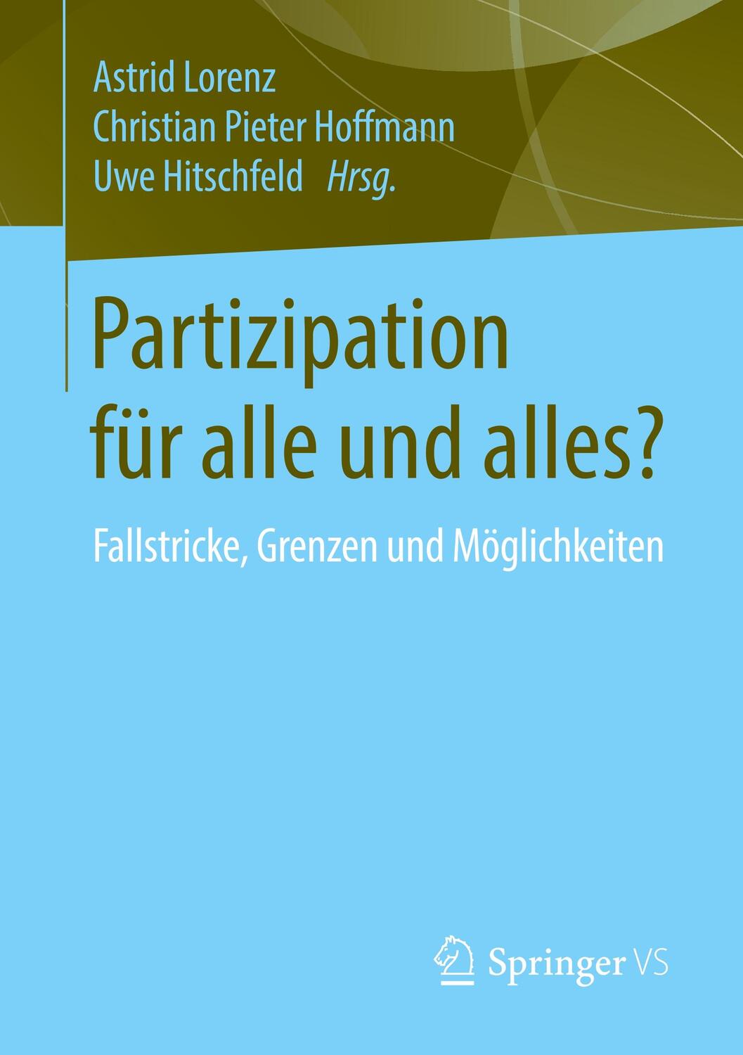 Cover: 9783658278977 | Partizipation für alle und alles? | Astrid Lorenz (u. a.) | Buch