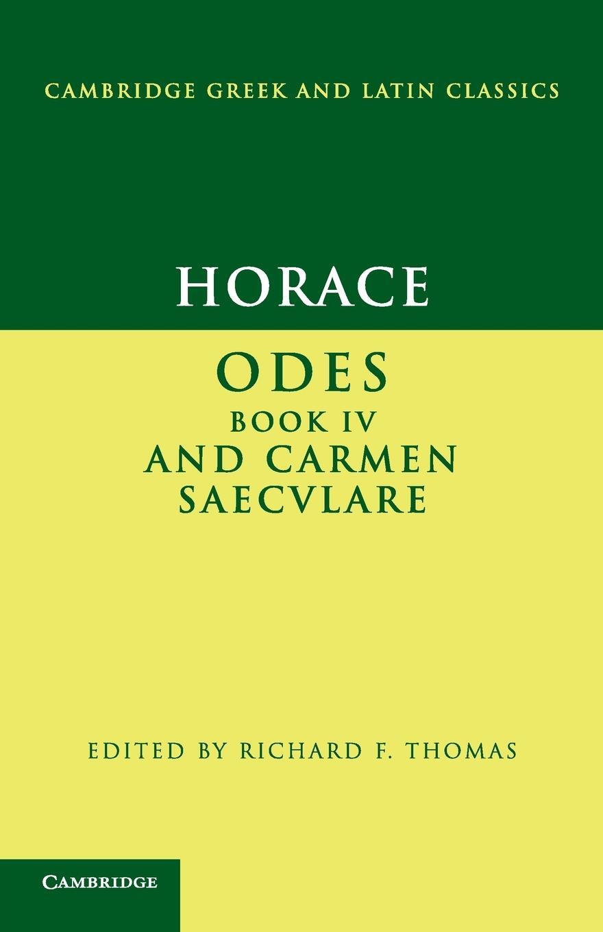 Cover: 9780521587662 | Horace | Odes IV and Carmen Saeculare | Horace | Taschenbuch | 2015