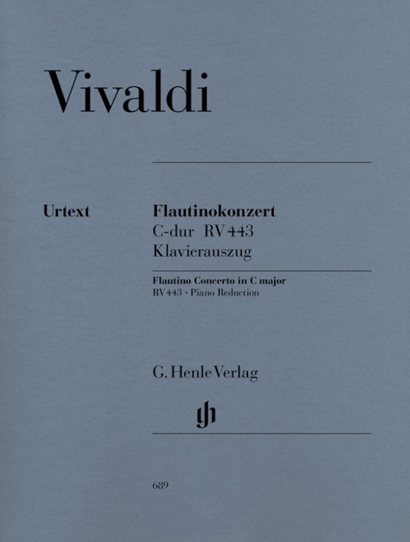 Cover: 9790201806891 | Vivaldi, Antonio - Flautinokonzert (Blockflöte/Querflöte) C-dur RV 443
