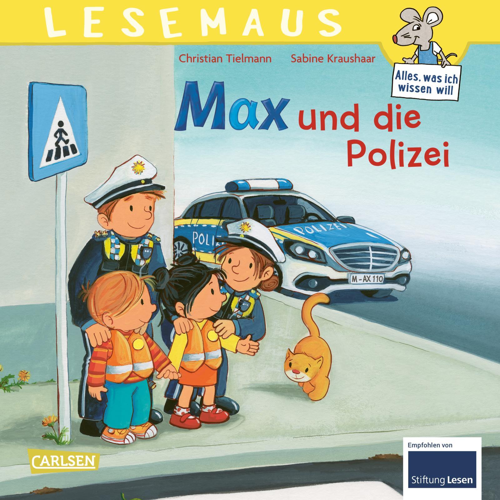 Cover: 9783551081155 | LESEMAUS 15: Max und die Polizei | Christian Tielmann | Taschenbuch