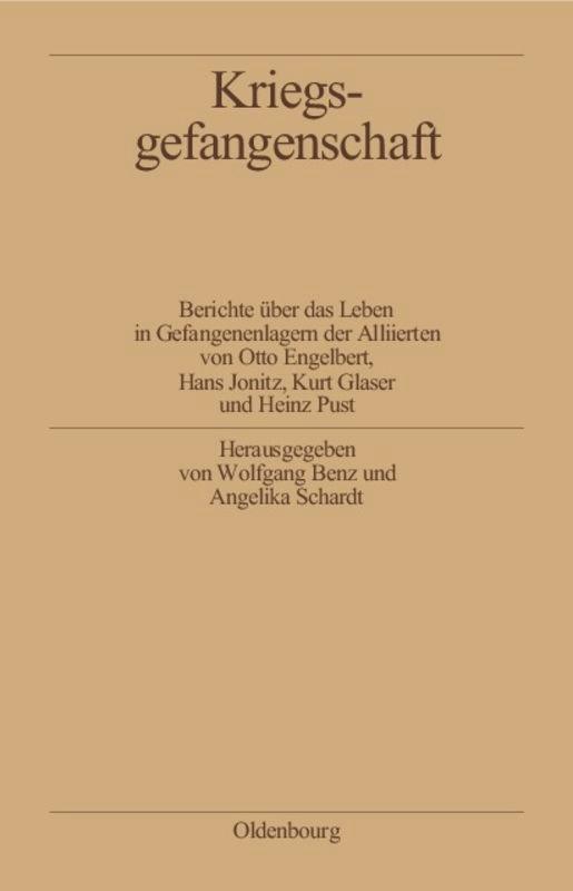 Cover: 9783486558661 | Kriegsgefangenschaft | Otto Engelbert | Buch | ISSN | 230 S. | Deutsch