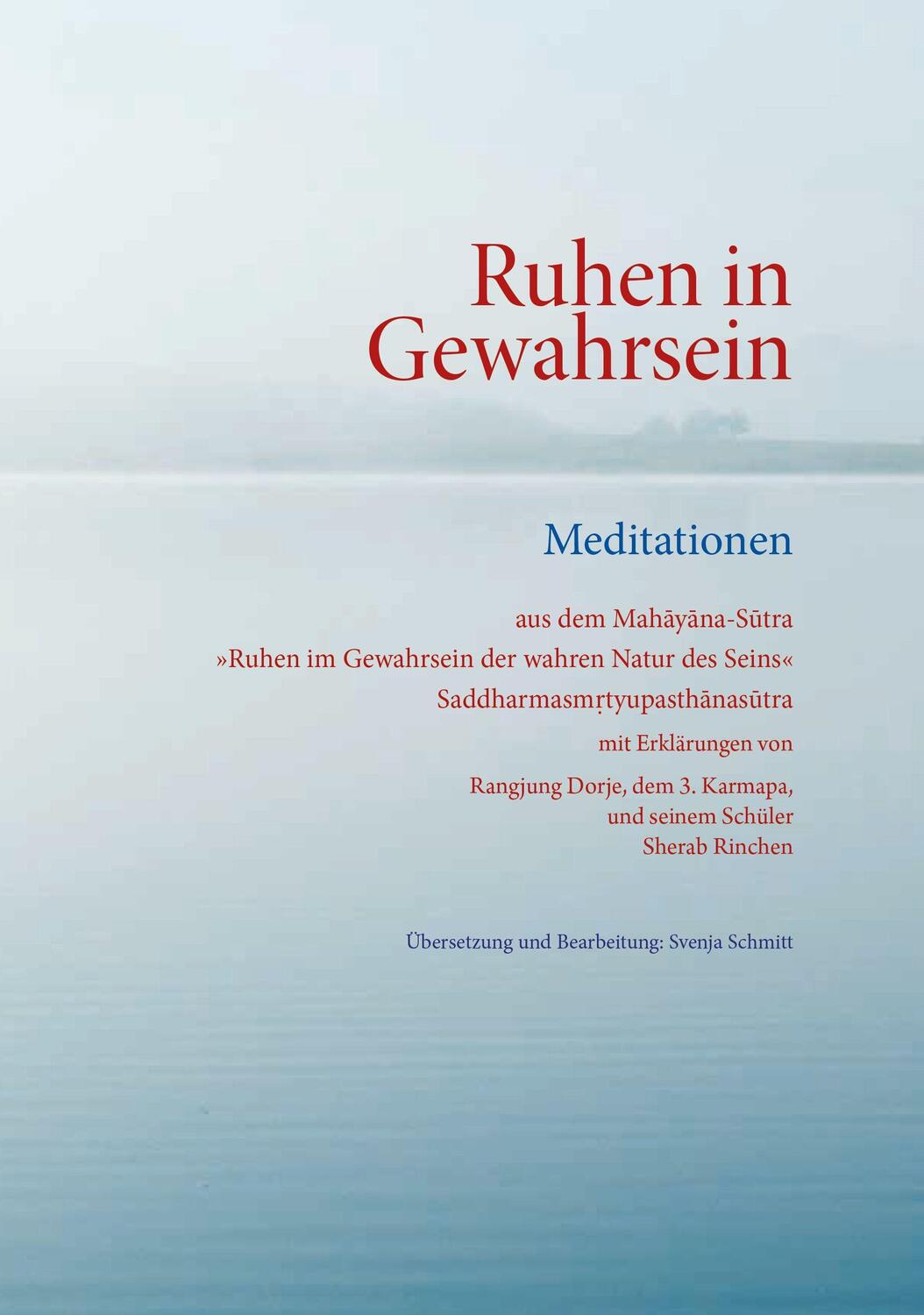 Cover: 9783944885308 | Ruhen in Gewahrsein | Taschenbuch | Deutsch | 2022 | Norbu Verlag