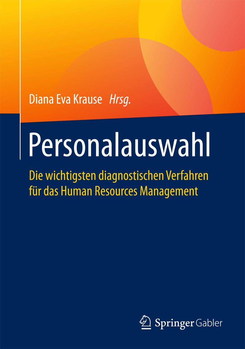 Cover: 9783658145668 | Personalauswahl | Diana Eva Krause | Buch | x | Deutsch | 2017