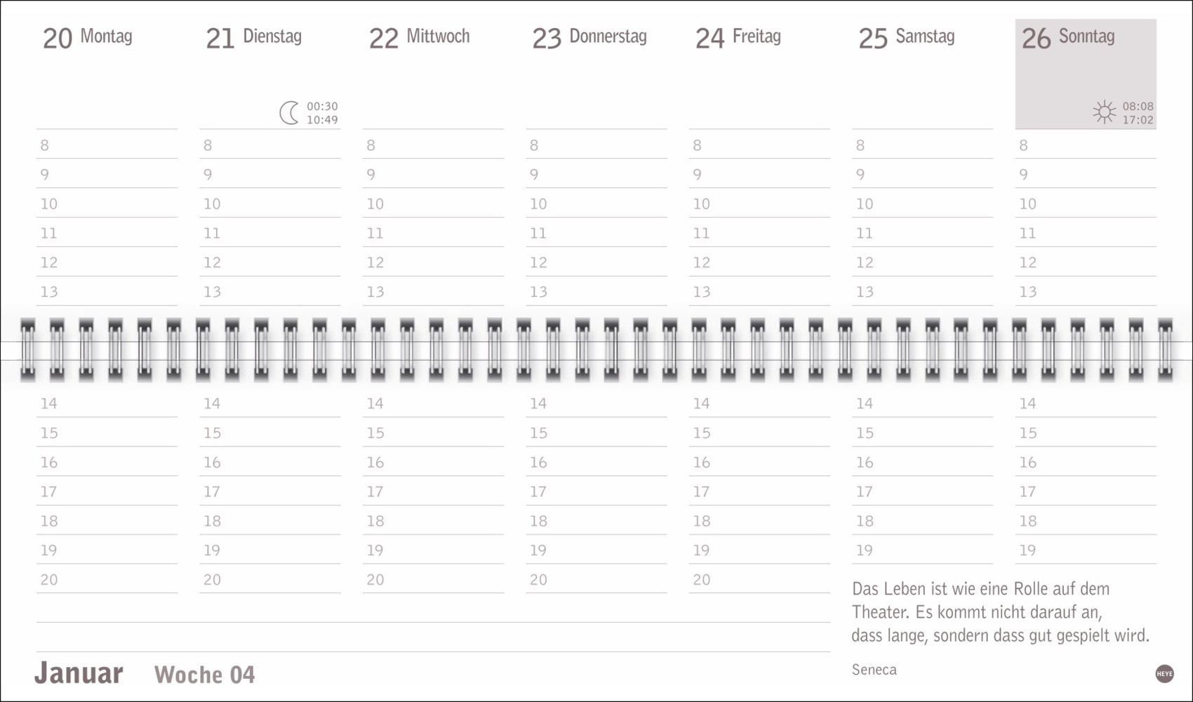 Bild: 9783756406487 | Großdruck Wochenquerplaner 2025 | Kalender | Spiralbindung | 128 S.