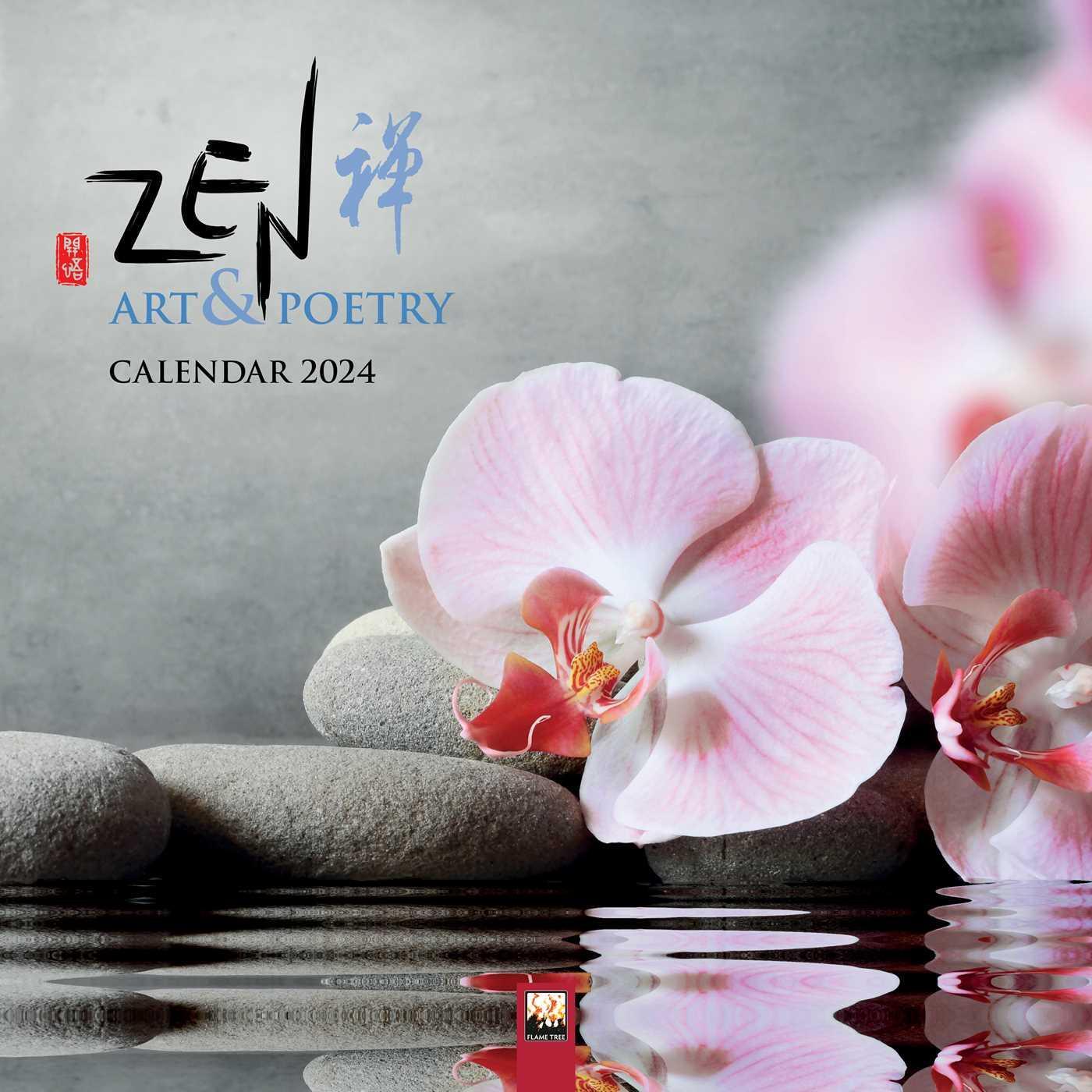 Cover: 9781804173749 | Zen Art &amp; Poetry Wall Calendar 2024 (Art Calendar) | Kalender | 14 S.