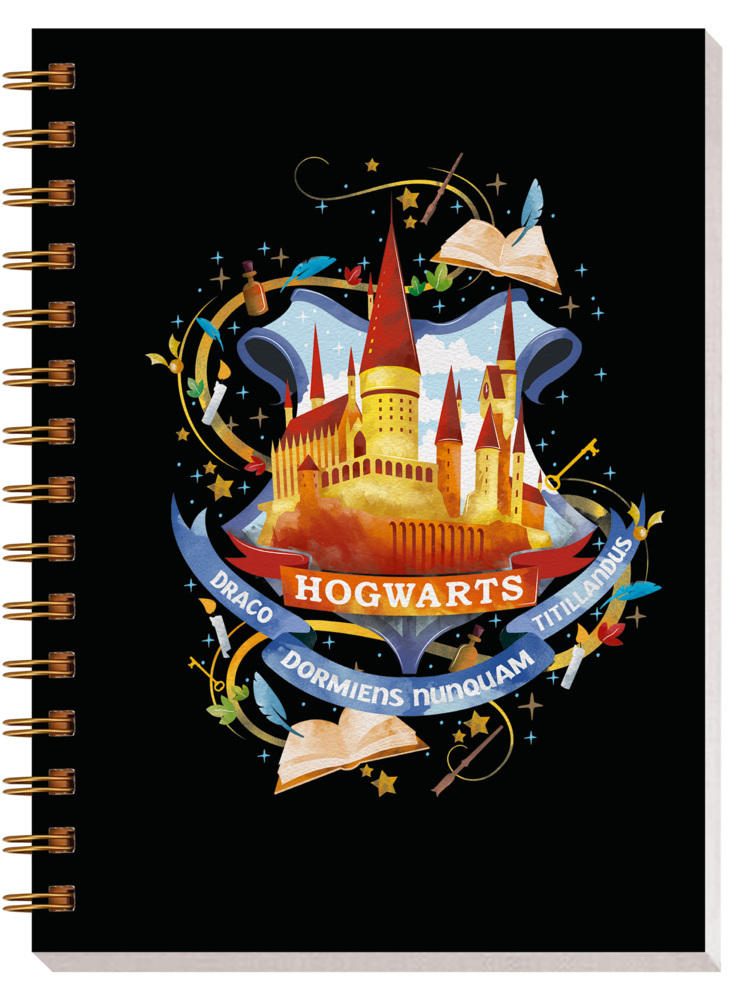 Cover: 4026898004223 | Harry Potter: Notizbuch Hogwarts mit Spiralbindung | Panini | 144 S.