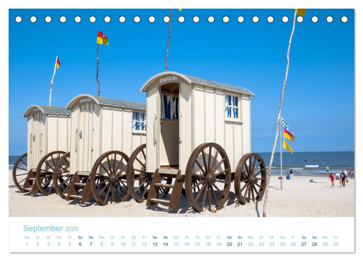 Bild: 9783435076000 | Sommer auf Norderney (Tischkalender 2025 DIN A5 quer), CALVENDO...