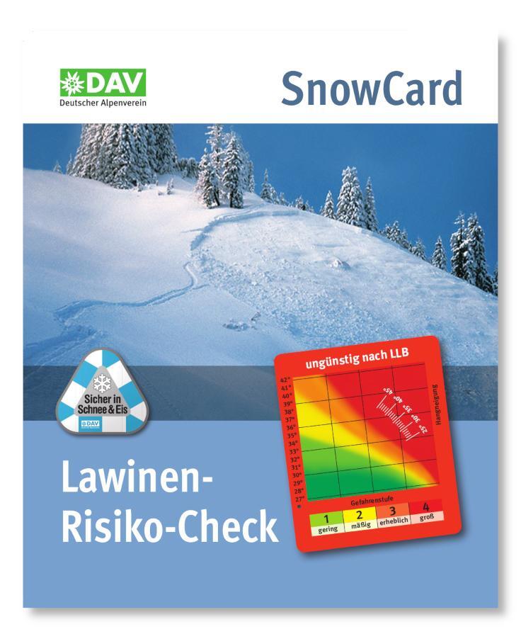 Cover: 9783937530185 | DAV SnowCard. Lawinen-Risiko-Check | Martin Engler (u. a.) | Mappe