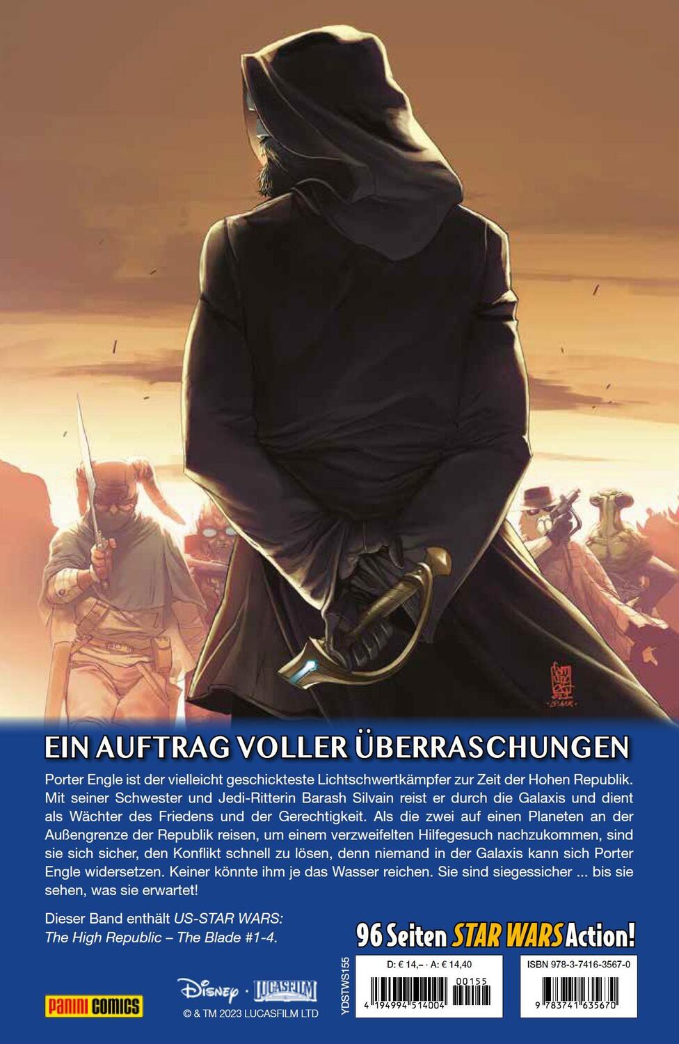 Rückseite: 9783741635670 | Star Wars Comics: Die Hohe Republik - Die Klinge | Soule (u. a.)