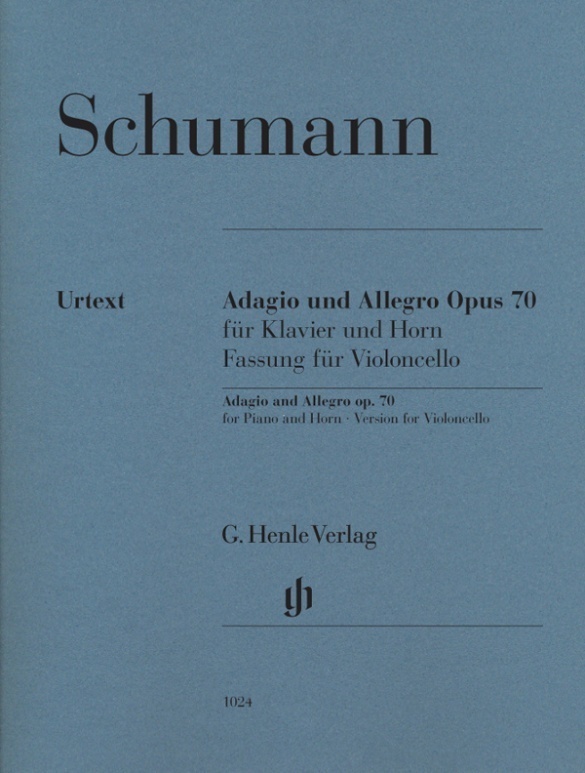 Cover: 9790201810249 | Schumann, Robert - Adagio und Allegro op. 70 für Klavier und Horn