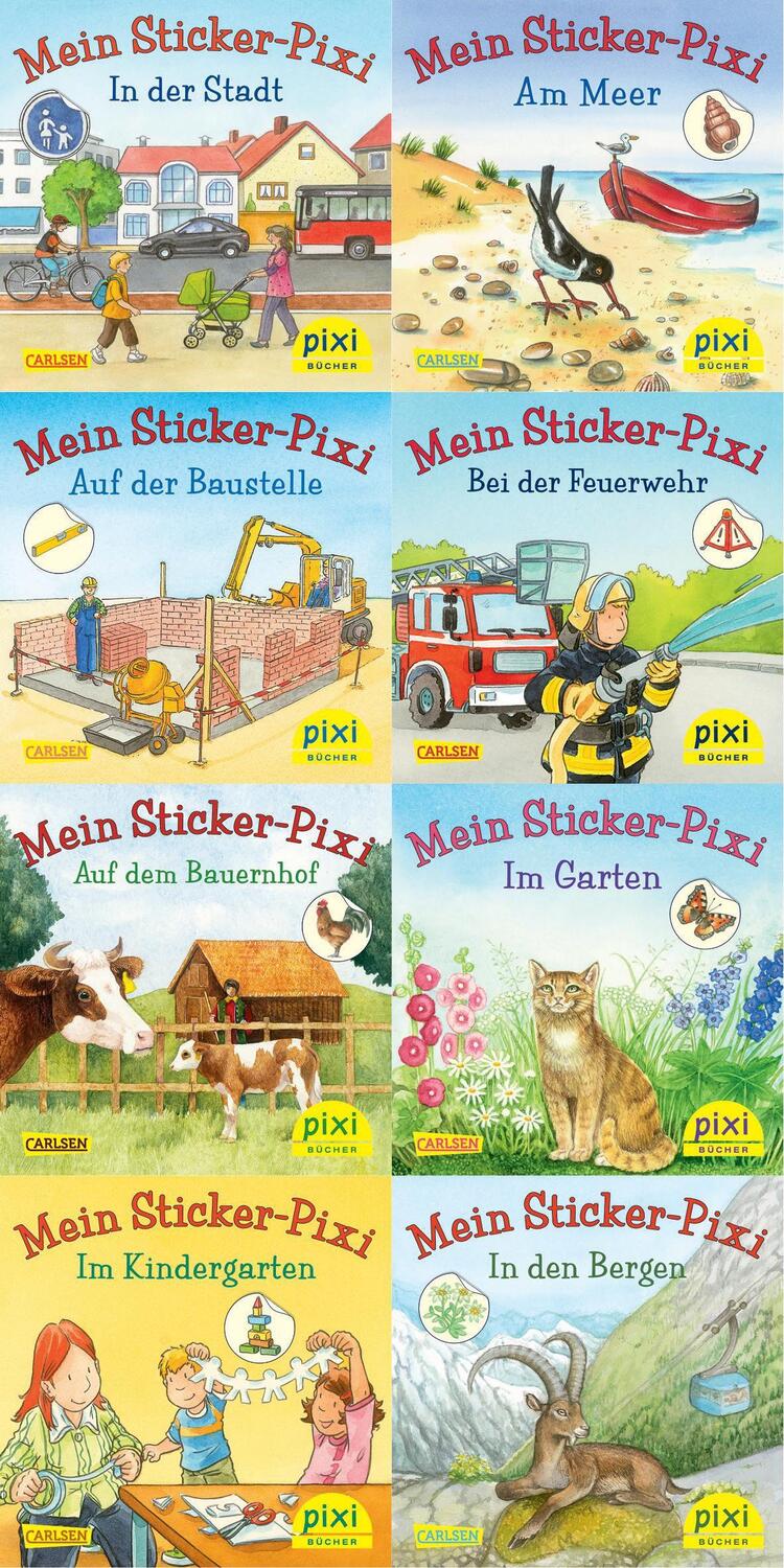 Cover: 9783551057990 | Pixi-Serie Nr. 199: Meine Sticker-Pixis. 64 Exemplare | Taschenbuch