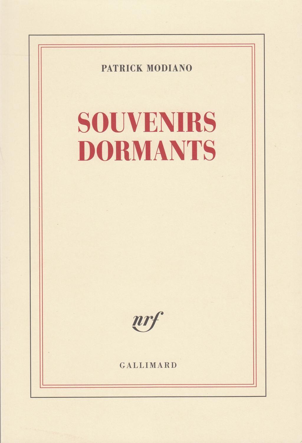 Cover: 9782072832628 | Souvenirs dormants | Patrick Modiano | Taschenbuch | Französisch