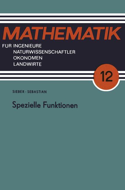 Cover: 9783322004673 | Spezielle Funktionen | Hans-Jürgen Sebastian | Taschenbuch | Paperback