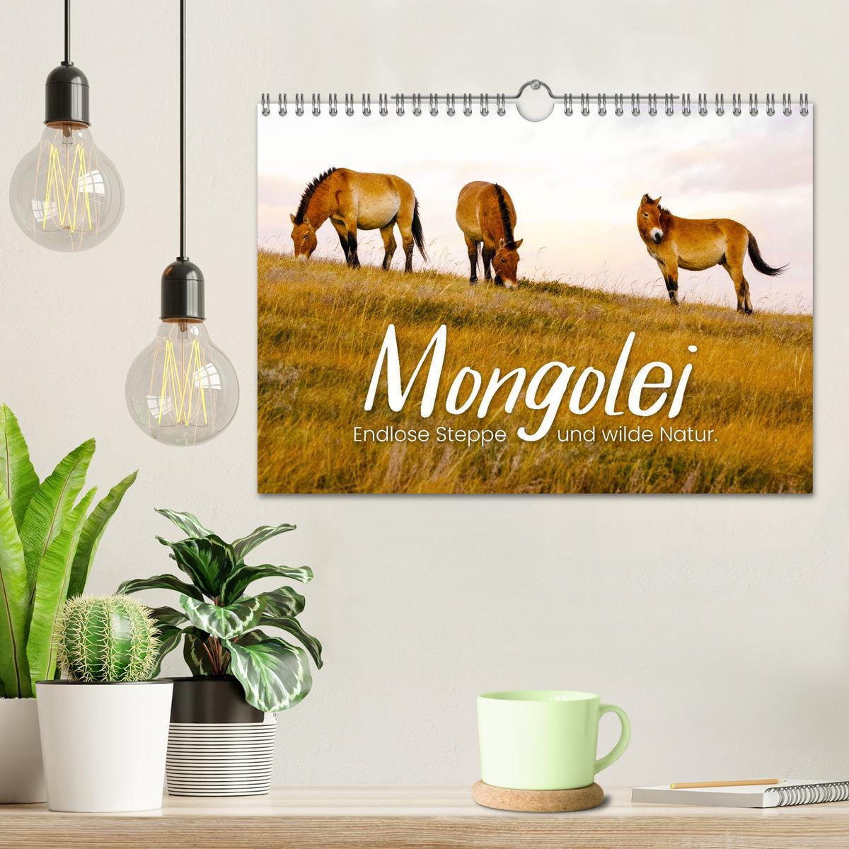 Bild: 9783435006977 | Mongolei - Endlose Steppe und wilde Natur. (Wandkalender 2025 DIN...