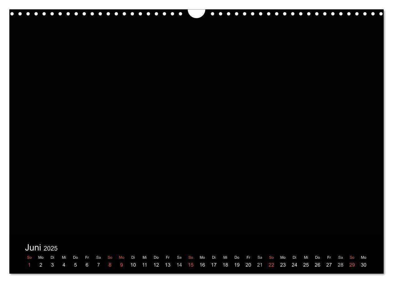 Bild: 9783435839148 | Bastelkalender - Schwarz (Wandkalender 2025 DIN A3 quer), CALVENDO...