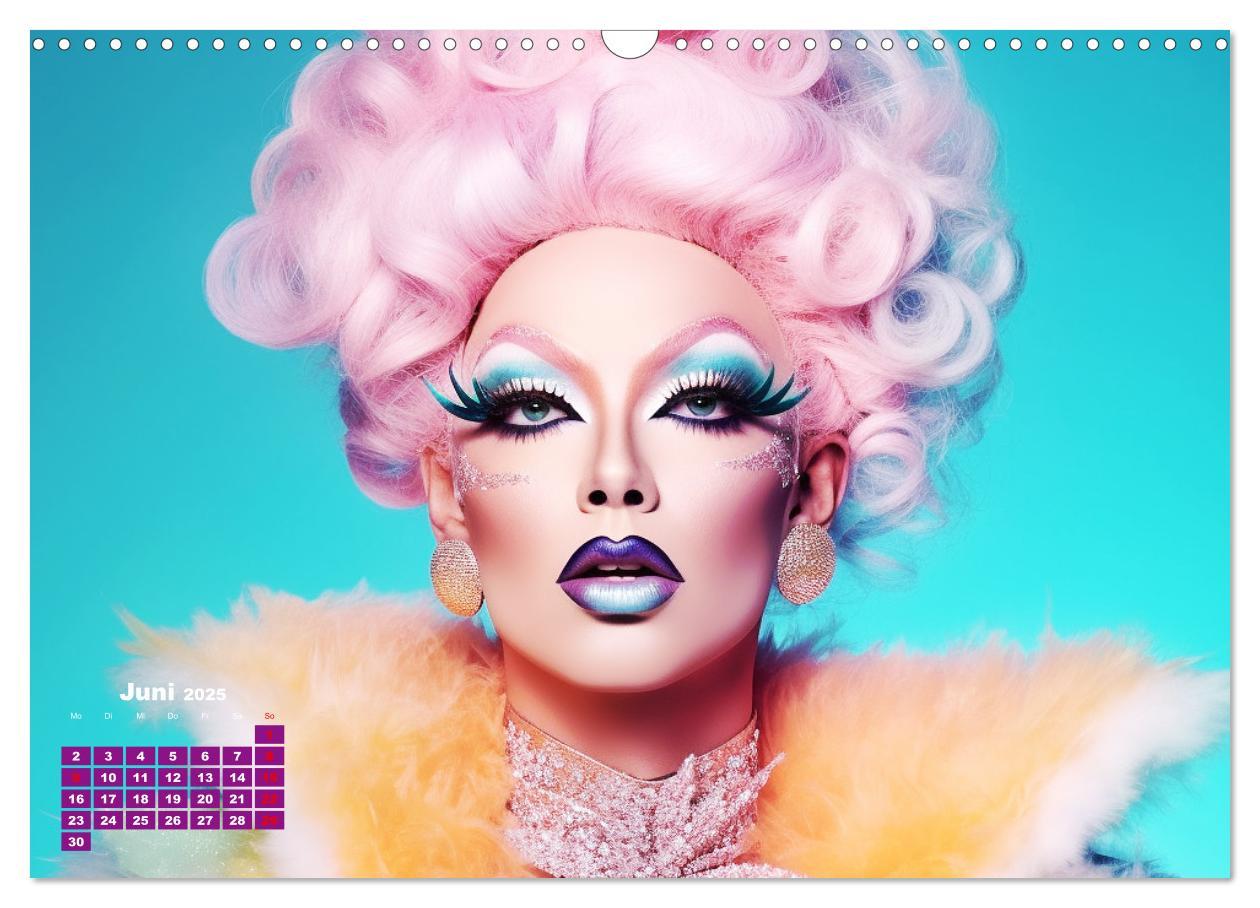 Bild: 9783383894282 | Drag Queens. Glamouröse und wunderschöne Drag-Kunst (Wandkalender...