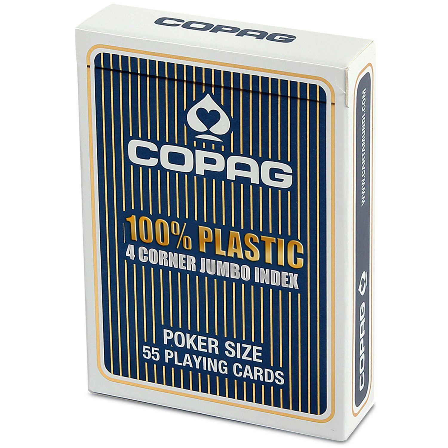 Cover: 5411068640599 | COPAG® 100% Plastik Poker Jumbo Index blau | GmbH | Spiel | 22564059
