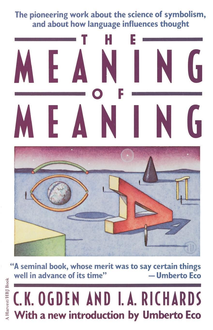 Cover: 9780156584463 | The Meaning of Meaning | Ivor A. Richards | Taschenbuch | Paperback