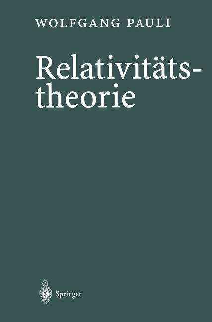 Cover: 9783642635489 | Relativitätstheorie | Wolfgang Pauli | Taschenbuch | Springer