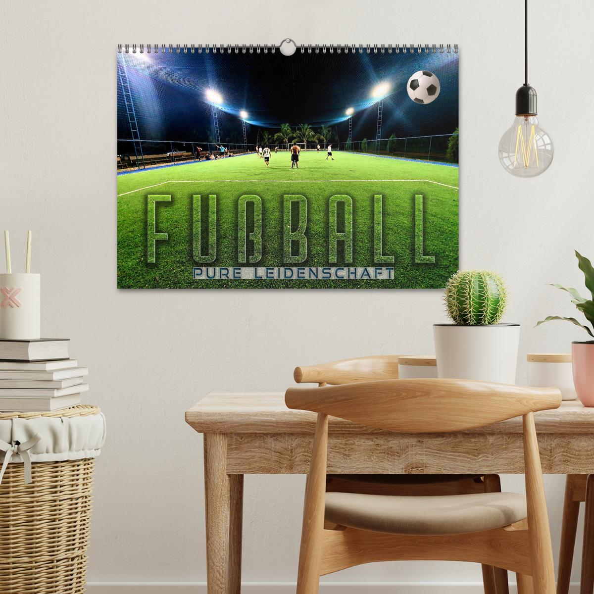 Bild: 9783383934520 | Fußball - pure Leidenschaft (Wandkalender 2025 DIN A3 quer),...