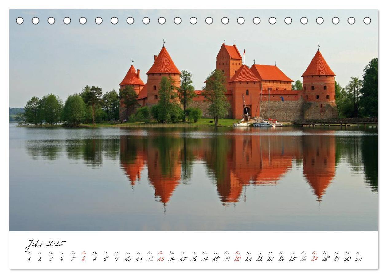 Bild: 9783435642113 | Litauen und Lettland (Tischkalender 2025 DIN A5 quer), CALVENDO...