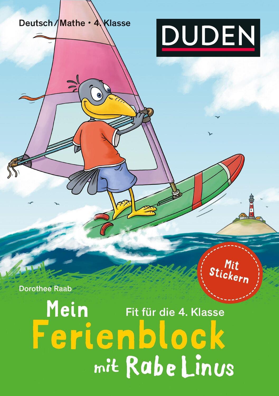 Cover: 9783411720866 | Mein Ferienblock mit Rabe Linus  Fit für die 4. Klasse | Raab | Buch