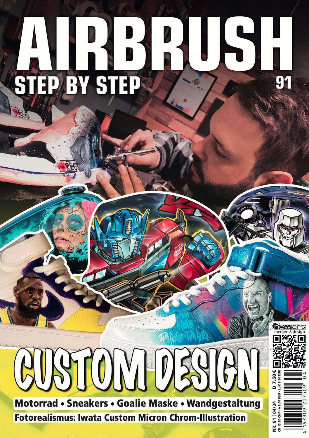 Cover: 9783941656819 | Airbrush Step by Step 91 | Custom Design | Katja Hassler | Taschenbuch