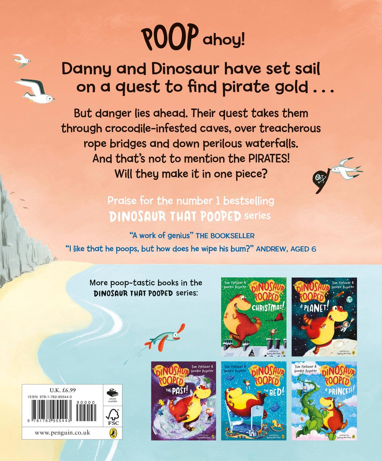 Rückseite: 9781782955443 | The Dinosaur that Pooped a Pirate! | Tom Fletcher (u. a.) | Buch