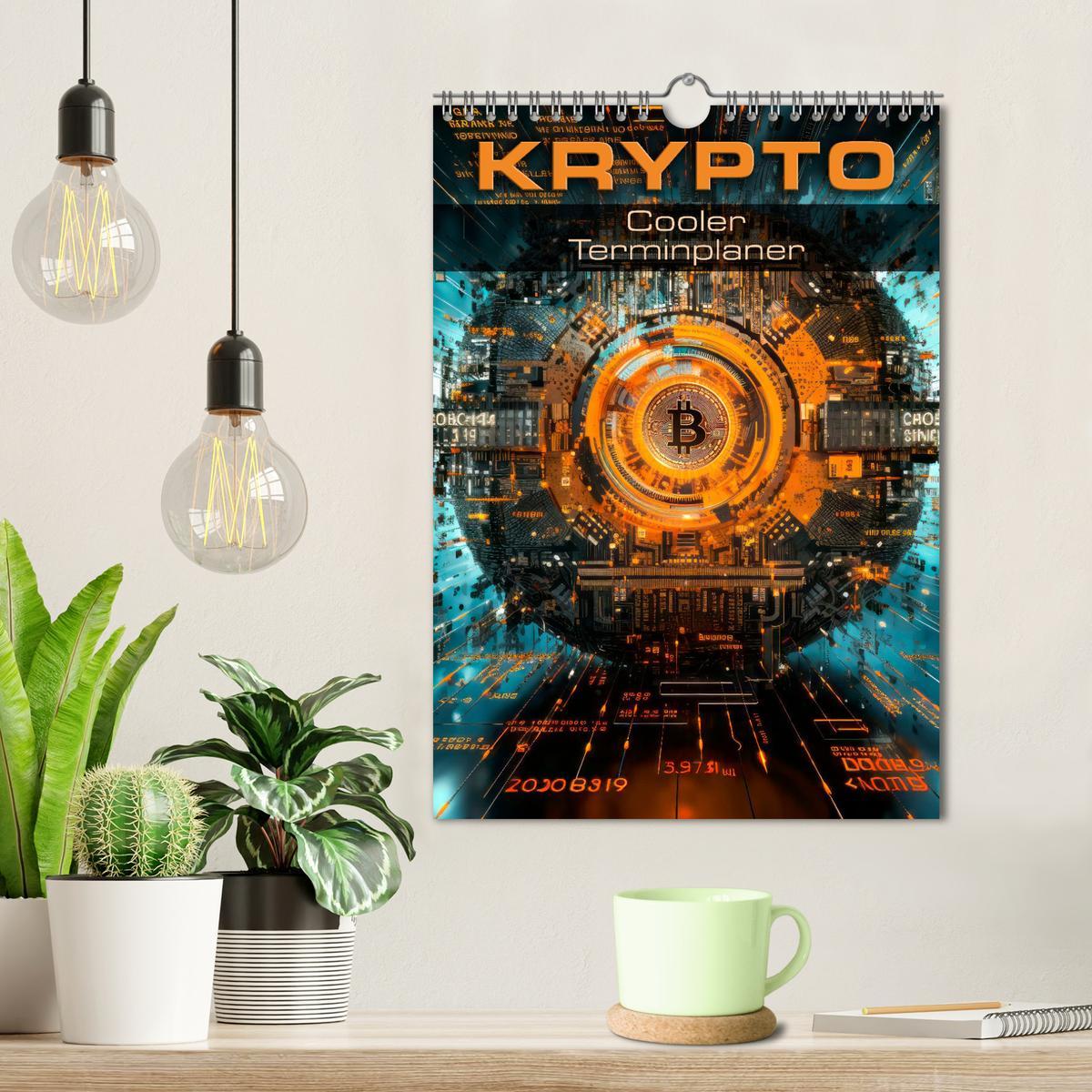 Bild: 9783435847754 | KRYPTO Cooler Terminplaner (Wandkalender 2025 DIN A4 hoch),...