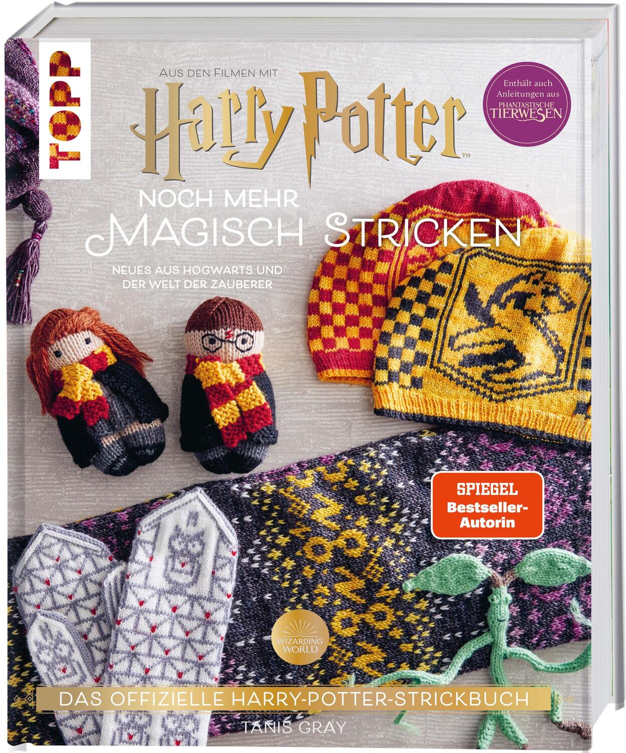 Cover: 9783772468803 | Harry Potter: Noch mehr magisch stricken. SPIEGEL Bestseller-Autorin