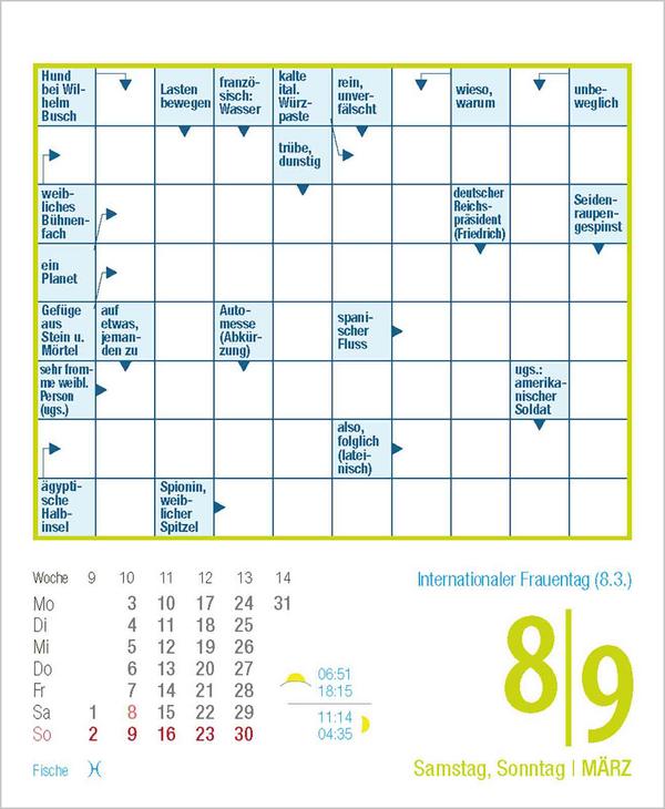 Bild: 9783731877417 | Kreuzworträtsel 2025 | Verlag Korsch | Kalender | 328 S. | Deutsch