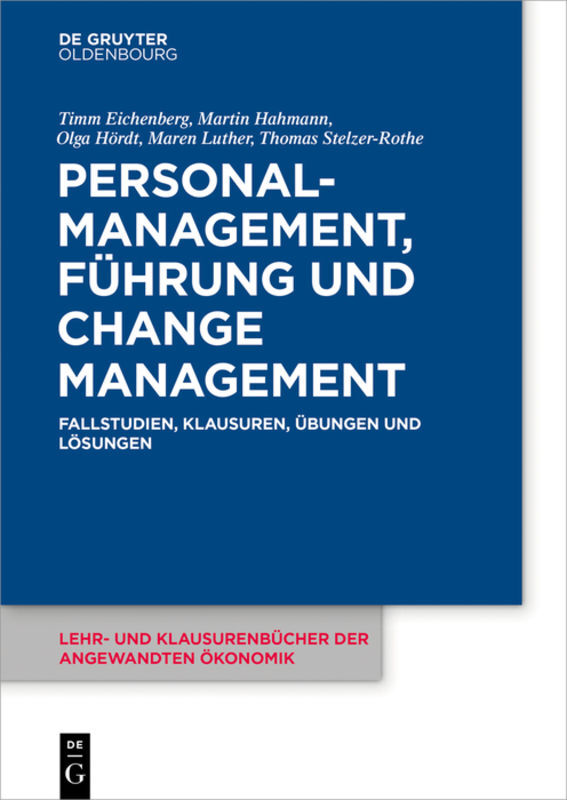 Cover: 9783110480801 | Personalmanagement, Führung und Change-Management | Eichenberg | Buch