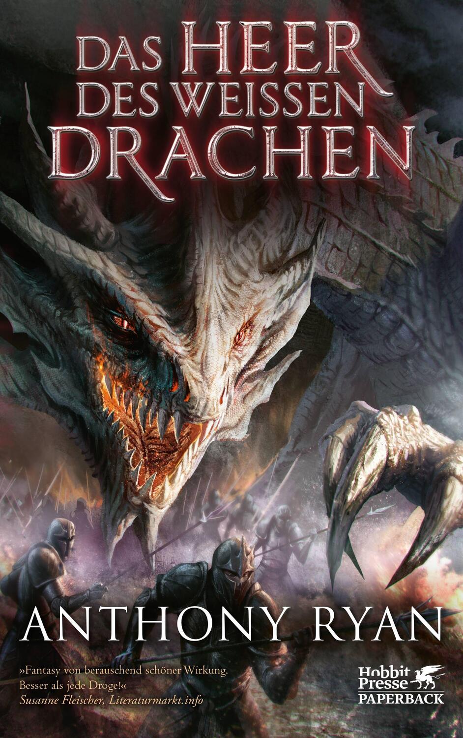 Cover: 9783608983630 | Das Heer des Weißen Drachen | Draconis Memoria 2 | Anthony Ryan | Buch