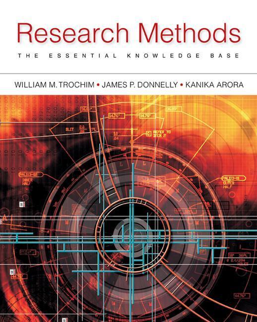 Cover: 9781133954774 | Research Methods | The Essential Knowledge Base | Trochim (u. a.)