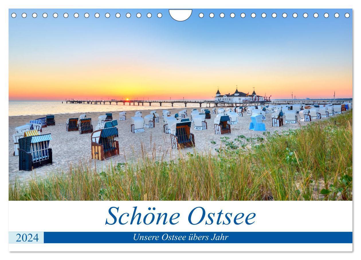 Cover: 9783383022180 | Schöne Ostsee - Impressionen übers Jahr (Wandkalender 2024 DIN A4...