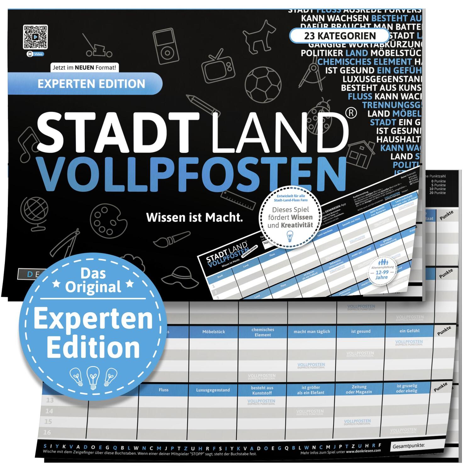 Cover: 4260528094998 | STADT LAND VOLLPFOSTEN® - EXPERTEN EDITION - "Wissen ist Macht."