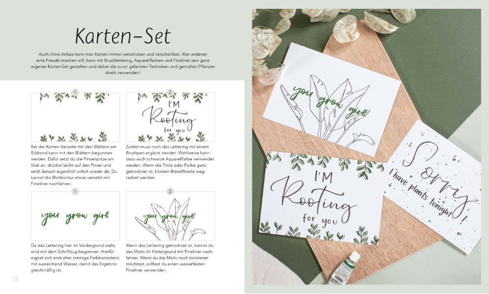 Bild: 9783862304479 | Watercolor greenery | Lieblingspflanzen mit Aquarellfarben malen