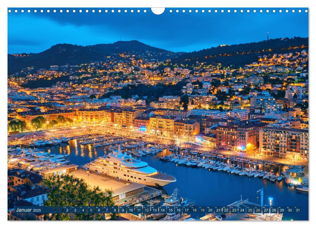 Bild: 9783383776618 | Lebendige Cote d'Azur: Die azurblaue Küste (Wandkalender 2025 DIN...