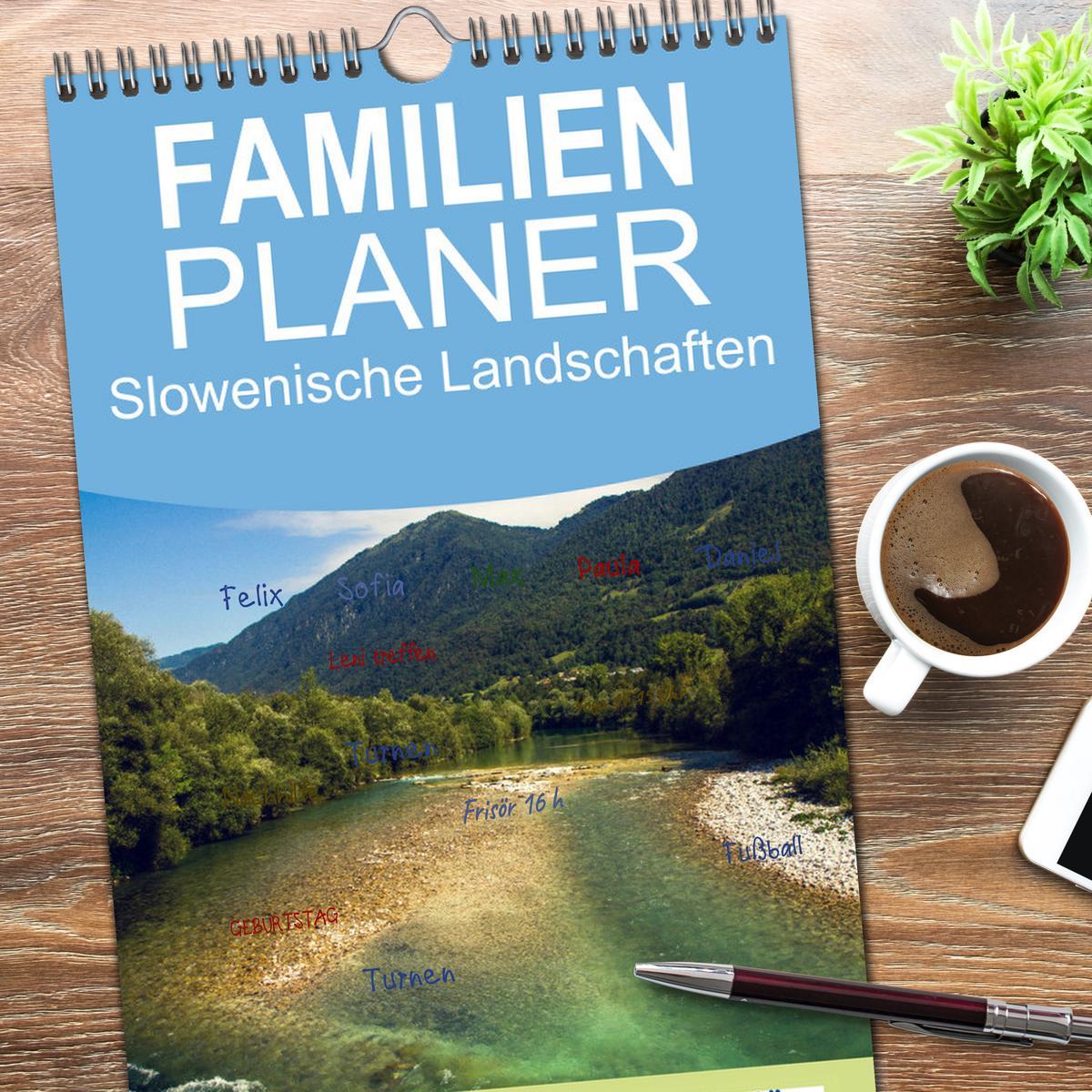 Bild: 9783457193730 | Familienplaner 2025 - Slowenische Landschaften mit 5 Spalten...