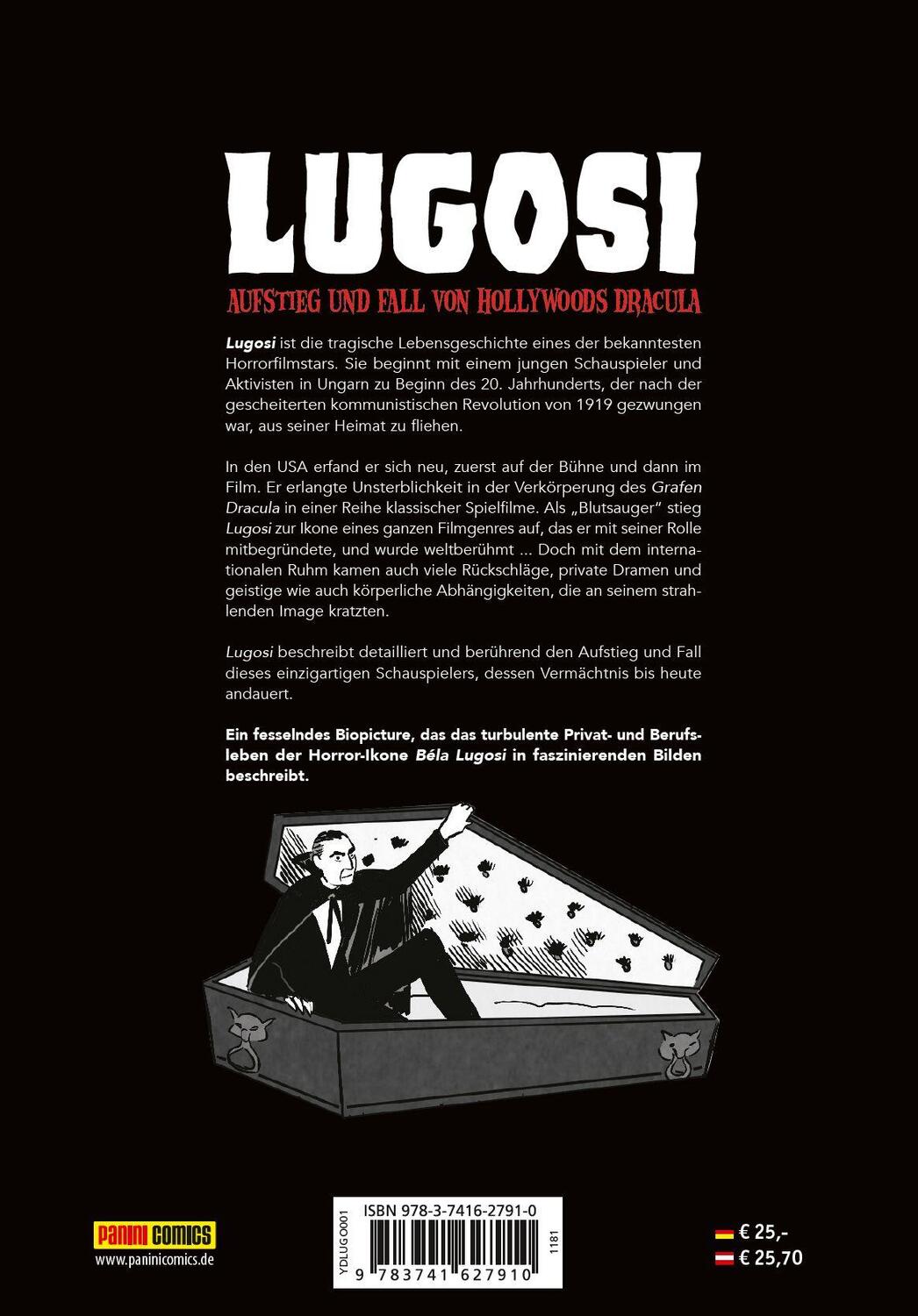 Rückseite: 9783741627910 | Lugosi - Aufstieg und Fall von Hollywoods Dracula! | Koren Shadmi