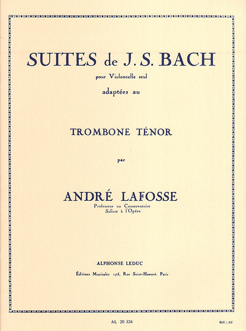 Cover: 9790046203268 | Suites For Cello | Johann Sebastian Bach | Buch | Alphonse Leduc
