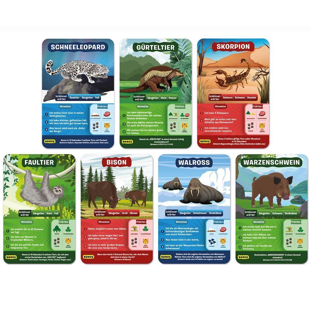 Bild: 8904279502758 | 10 Mal Darfst Du Raten - Welt der Tiere Megapaket | Spiel | Karton