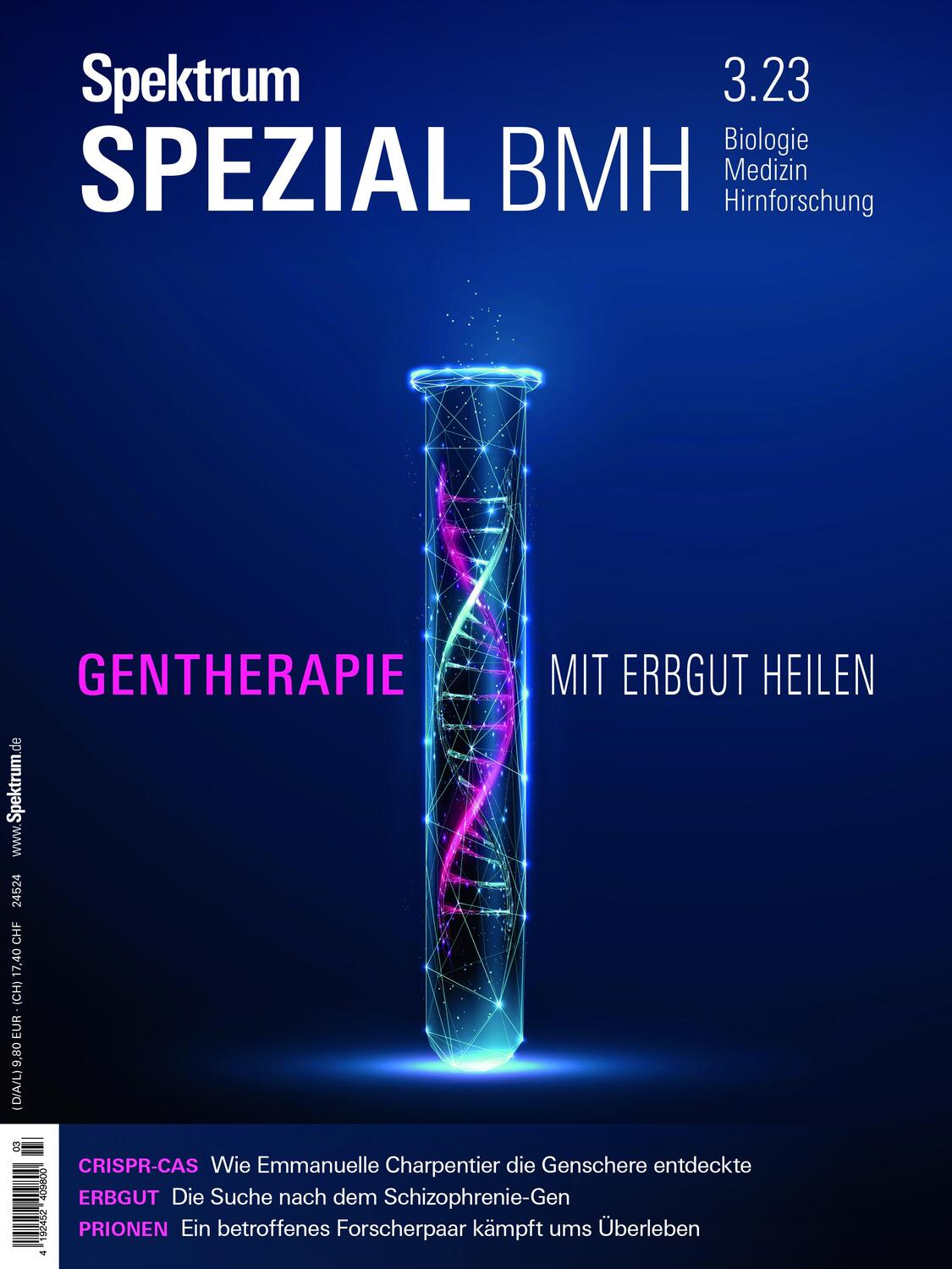 Cover: 9783958927452 | Spektrum Spezial BMH - Gentherapie | Mit Erbgut heilen | Taschenbuch