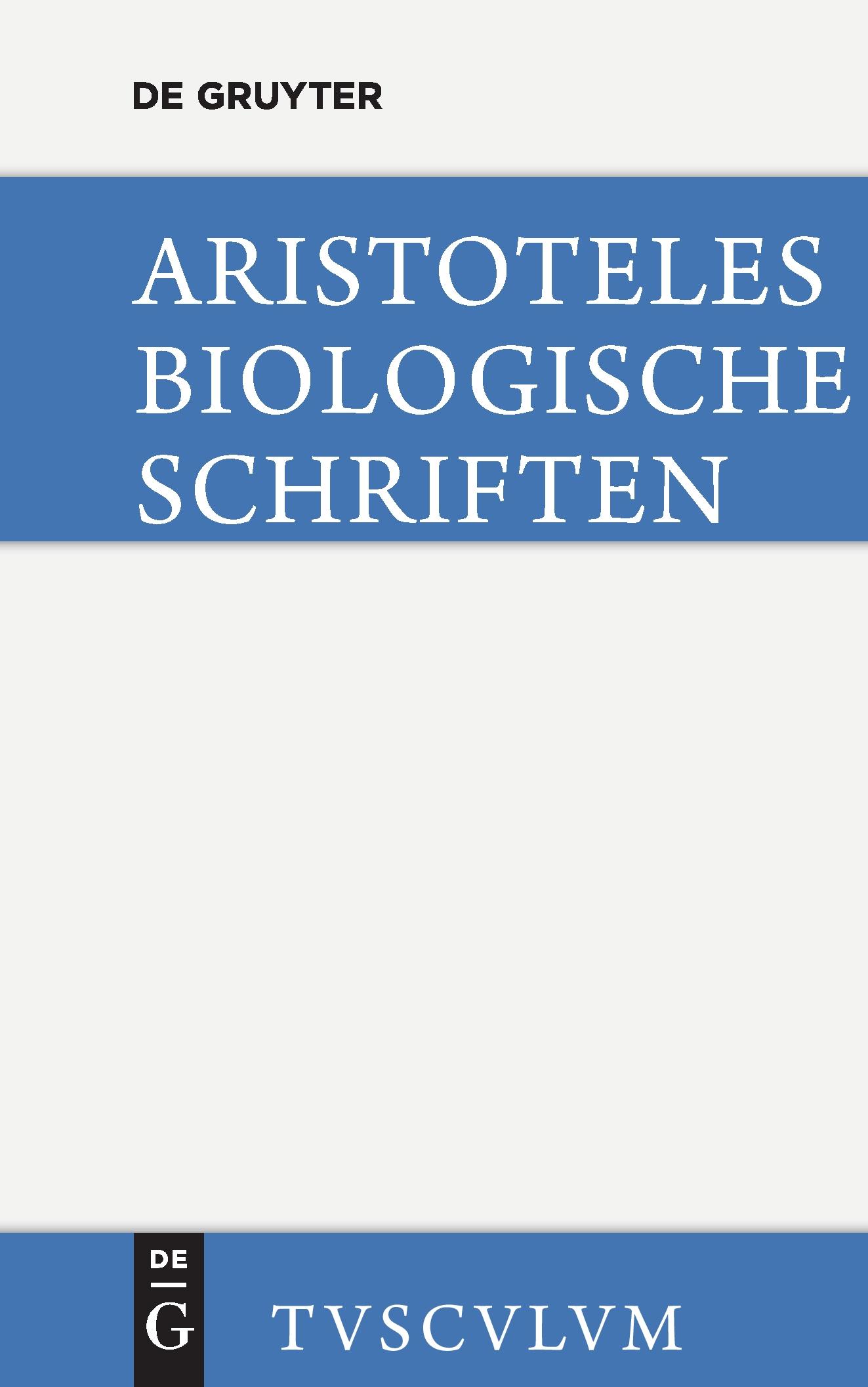 Cover: 9783110360349 | Biologische Schriften | Aristoteles | Buch | 301 S. | Deutsch | 2014