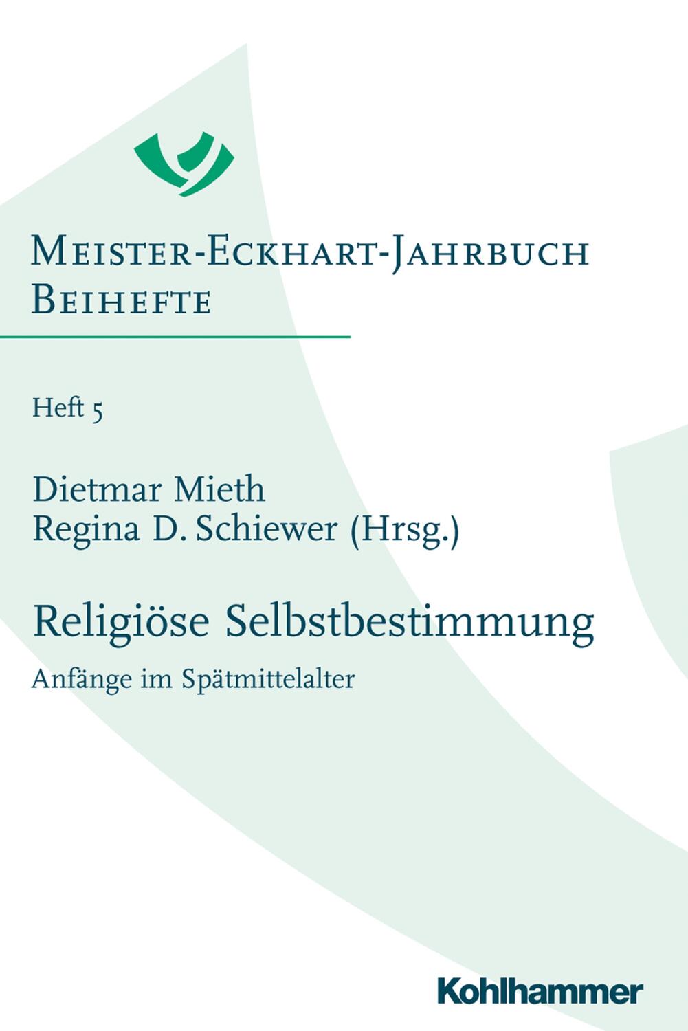Cover: 9783170333512 | Religiöse Selbstbestimmung | Taschenbuch | VIII | Deutsch | 2020